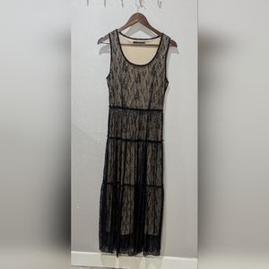 Anthropologie black dress by Hazel medium
